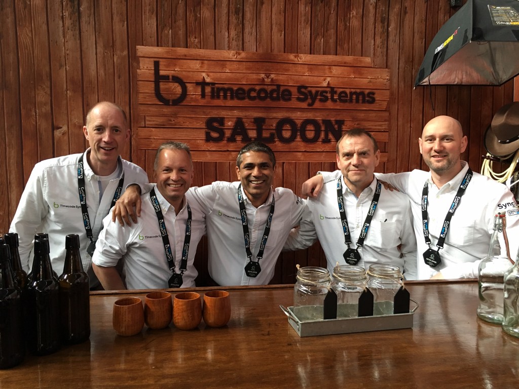 The Timecode Systems team at the GoPro Developer Program launch in San Francisco